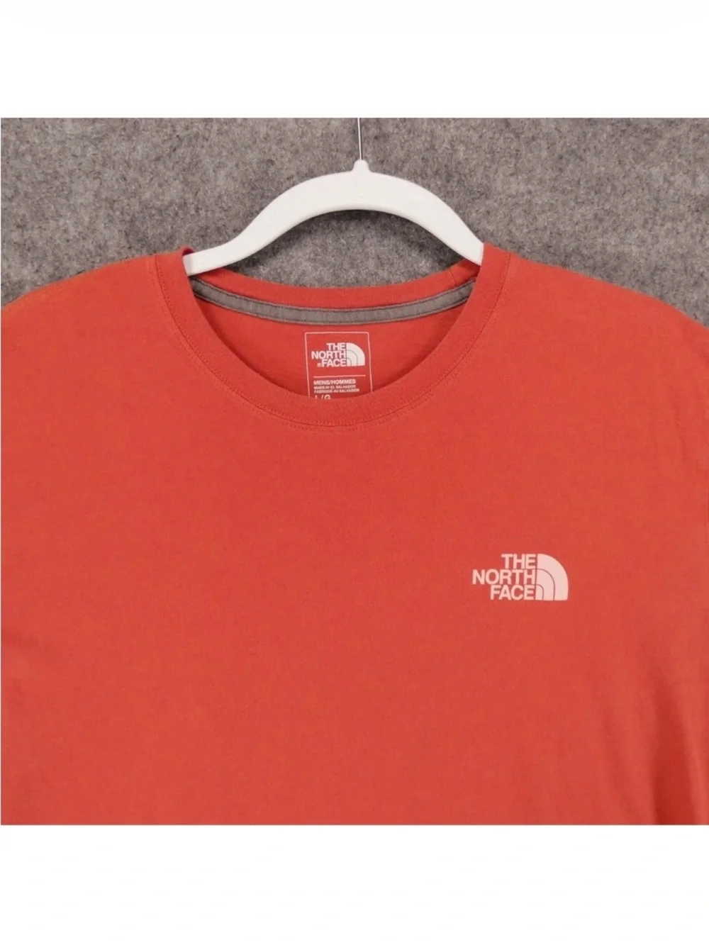 The North Face Elevation T-Shirt Tee Short Sleeve Orange Rusted Bronze Size L